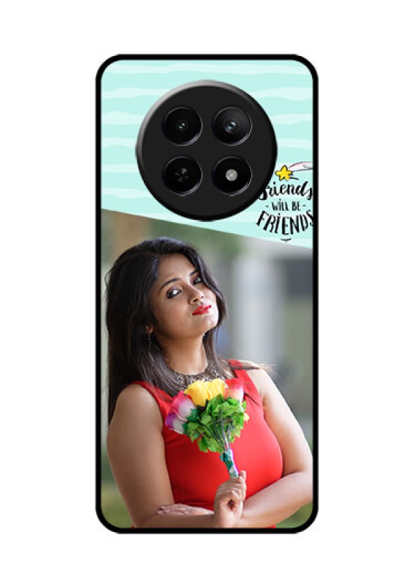 Realme C65 5G Custom Glass Phone Case - Friends Picture Icon Design