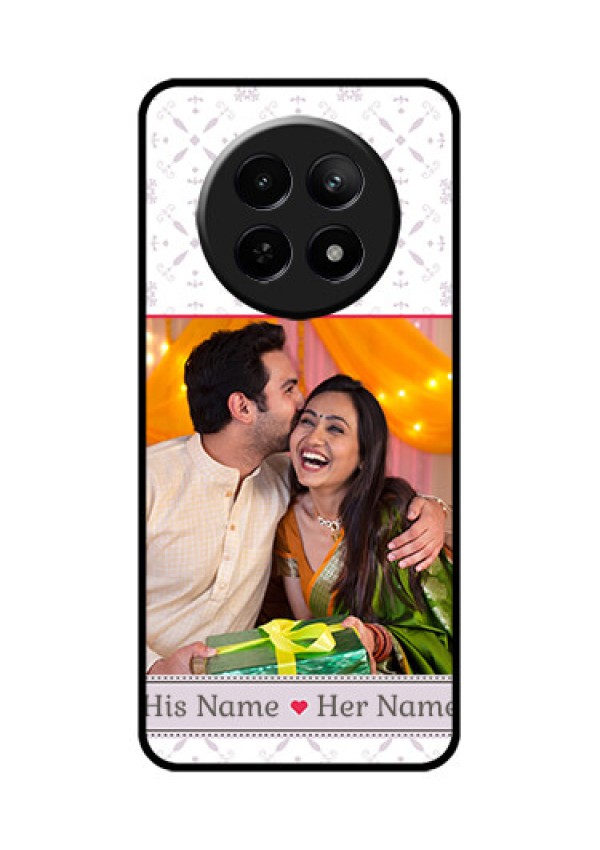 Realme C65 5G Custom Glass Phone Case - With Photo And Ethnic Design
