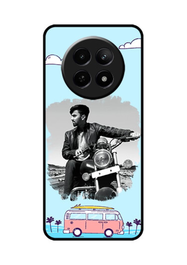 Realme C65 5G Custom Glass Phone Case - Travel & Adventure Design
