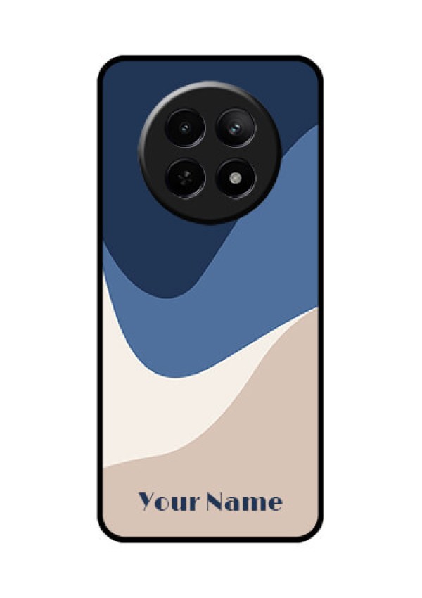 Realme C65 5G Custom Glass Phone Case - Abstract Drip Art Design