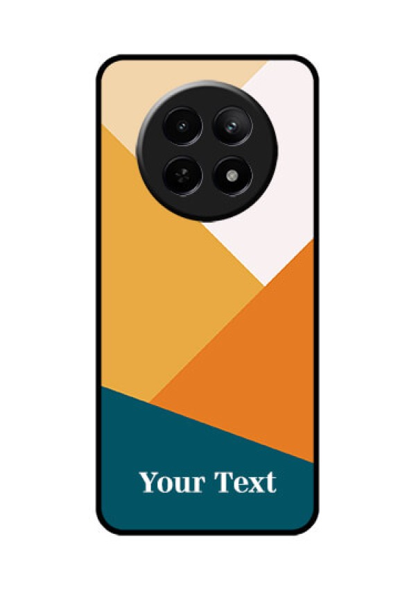 Realme C65 5G Custom Glass Phone Case - Stacked Multi - Colour Design