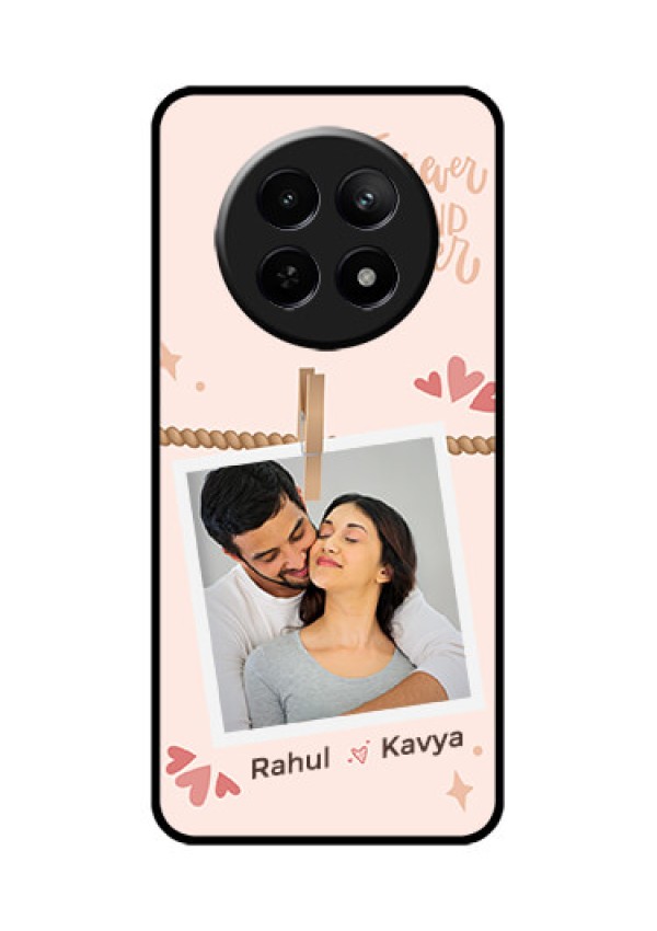 Realme C65 5G Custom Glass Phone Case - Forever And Ever Love Design