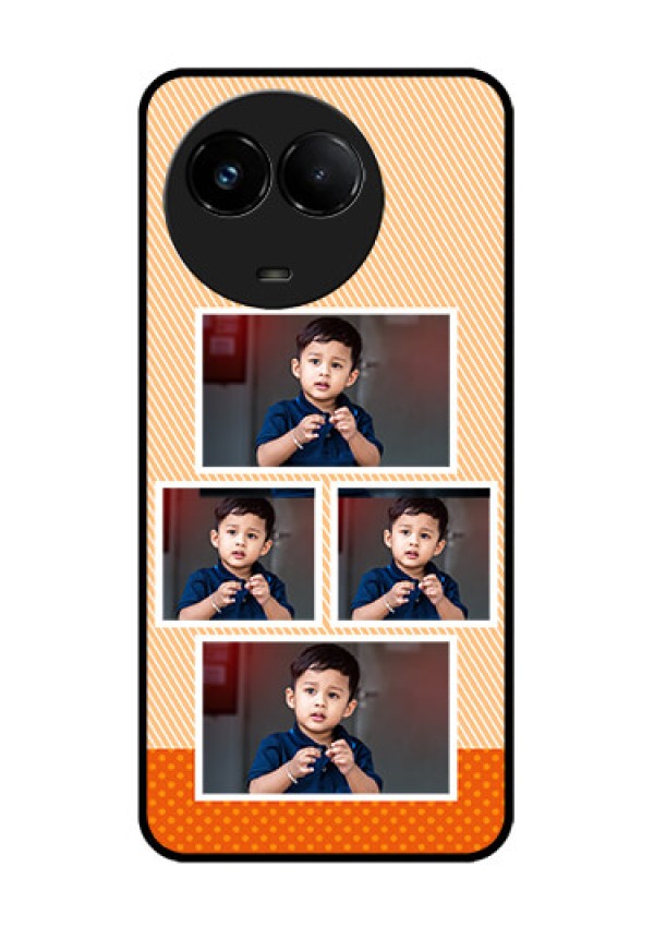 Realme C67 5G Custom Glass Phone Case - Bulk Photos Upload Design