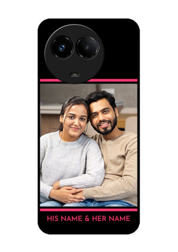 Realme C67 5G Custom Glass Phone Case - With Add Text Design