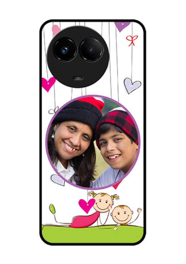 Realme C67 5G Custom Glass Phone Case - Cute Kids Phone Case Design