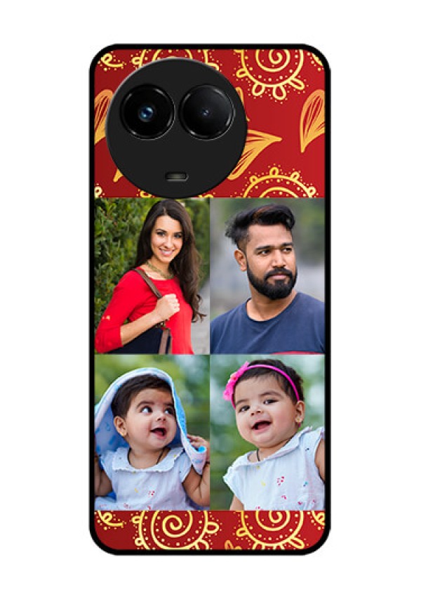 Realme C67 5G Custom Glass Phone Case - 4 Image Traditional Design