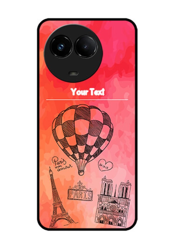 Realme C67 5G Custom Glass Phone Case - Paris Theme Design