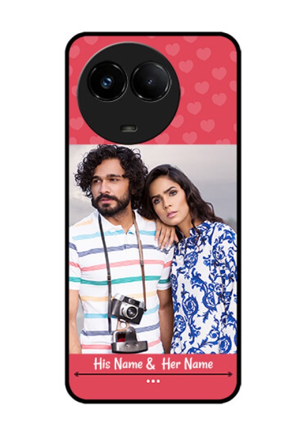 Realme C67 5G Custom Glass Phone Case - Simple Love Design