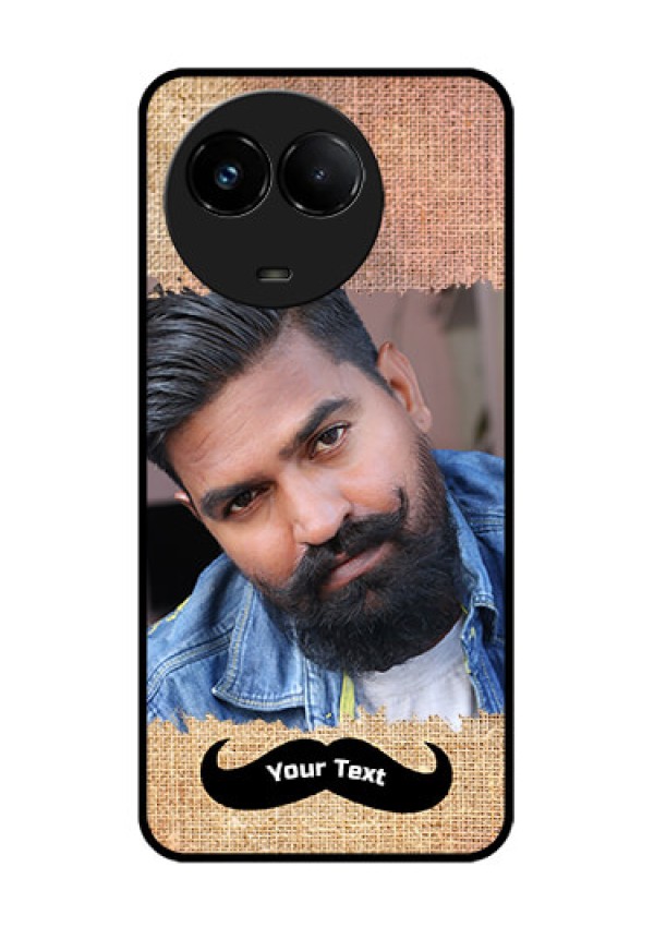 Realme C67 5G Custom Glass Phone Case - With Texture Design