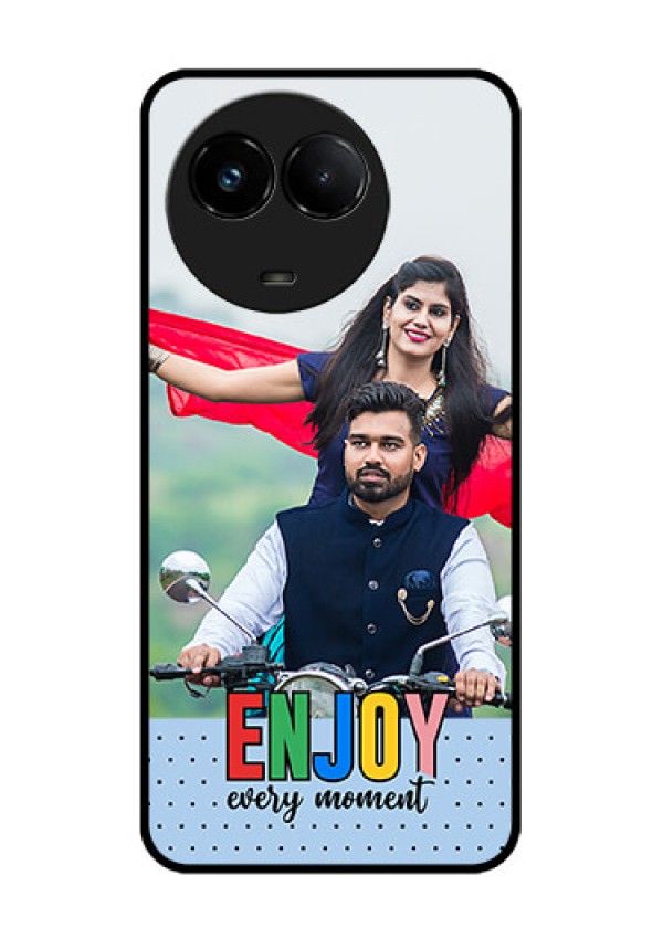 Realme C67 5G Custom Glass Phone Case - Enjoy Every Moment Design