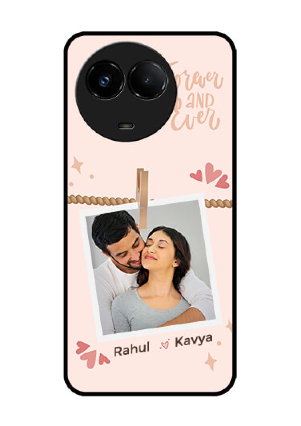 Realme C67 5G Custom Glass Phone Case - Forever And Ever Love Design