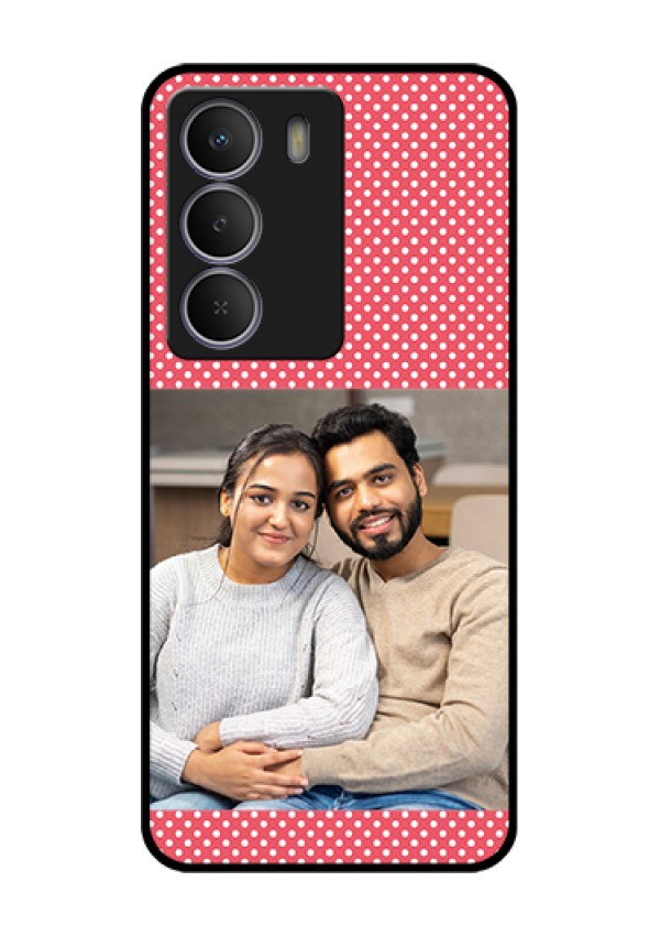 Realme C71 5G Custom Glass Phone Case - White Dotted Design