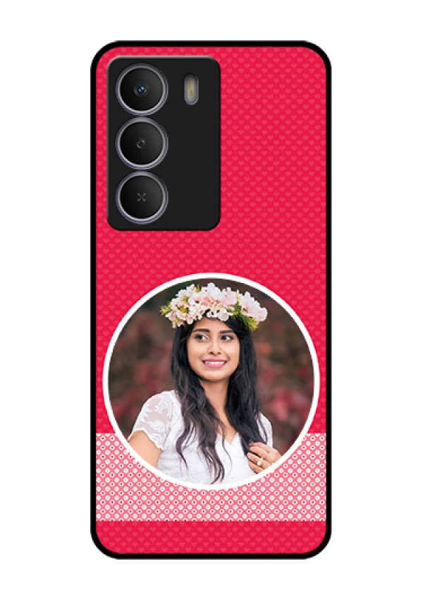 Realme C71 5G Custom Glass Phone Case - Pink Color Pattern Design