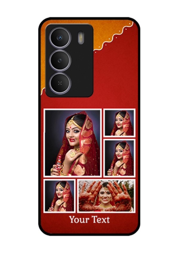 Realme C71 5G Custom Glass Phone Case - Wedding Pic Upload Design