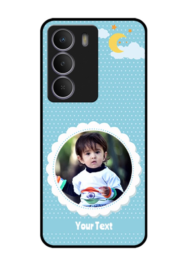 Realme C71 5G Custom Glass Phone Case - Violet Pattern Design