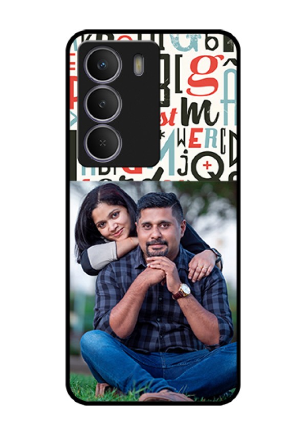 Realme C71 5G Custom Glass Phone Case - Alphabet Design