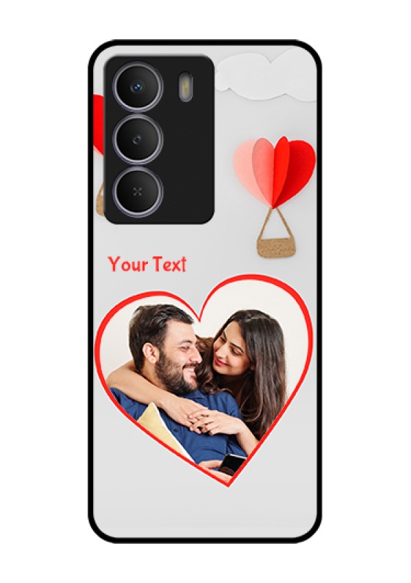 Realme C71 5G Custom Glass Phone Case - Parachute Love Design