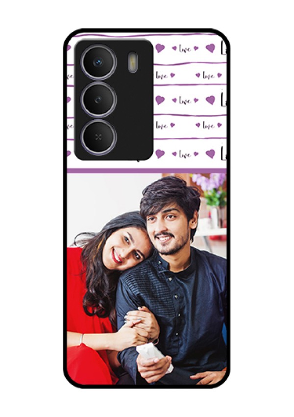 Realme C71 5G Custom Glass Phone Case - Couples Heart Design