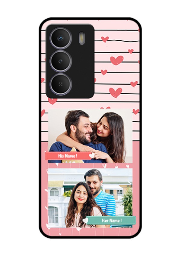 Realme C71 5G Custom Glass Phone Case - Photo With Heart Design
