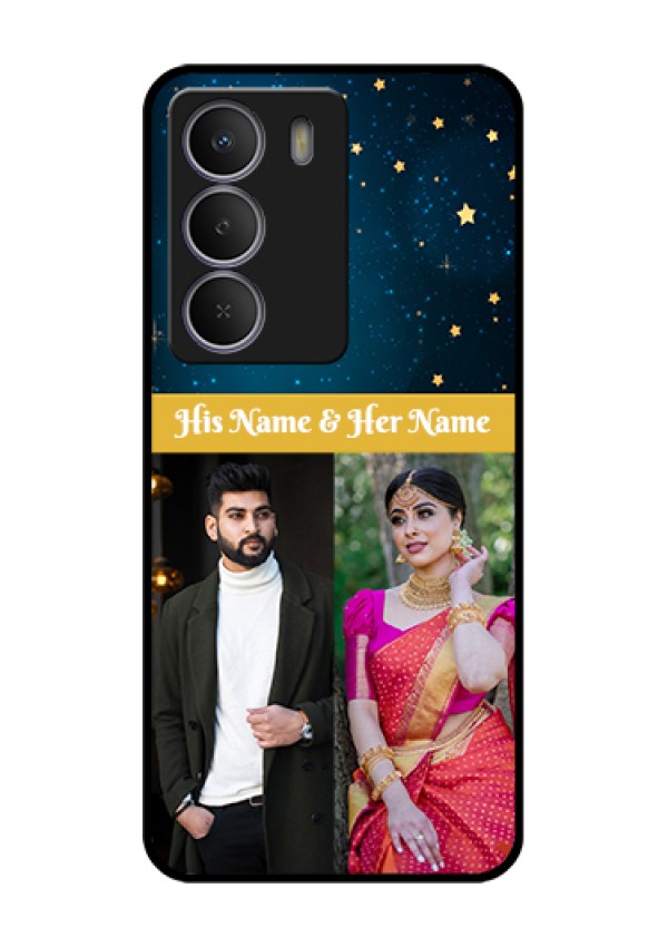 Realme C71 5G Custom Glass Phone Case - Galaxy Stars Backdrop Design