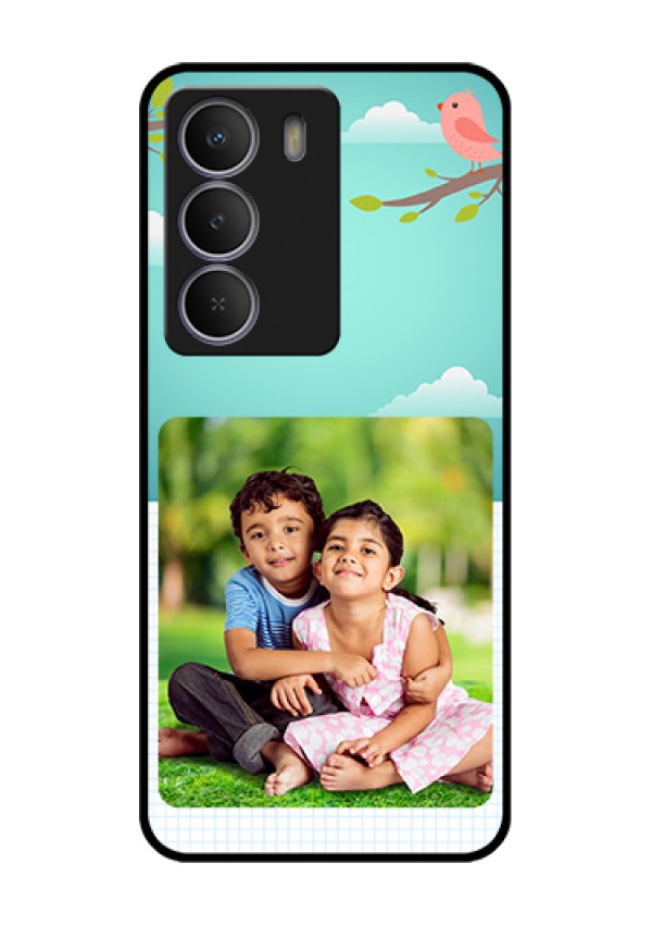Realme C71 5G Custom Glass Phone Case - Doodle Love Design