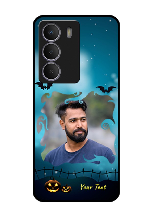 Realme C71 5G Custom Glass Phone Case - Halloween Frame Design