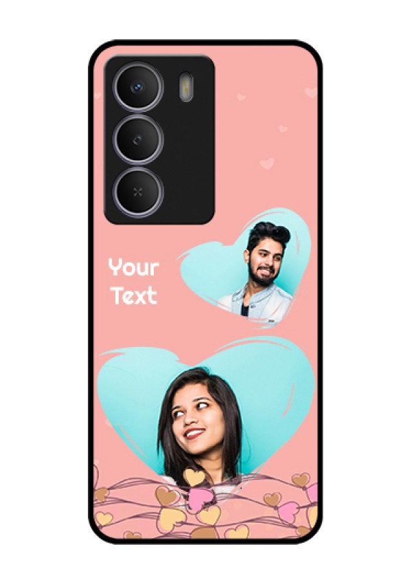 Realme C71 5G Custom Glass Phone Case - Love Doodle Design