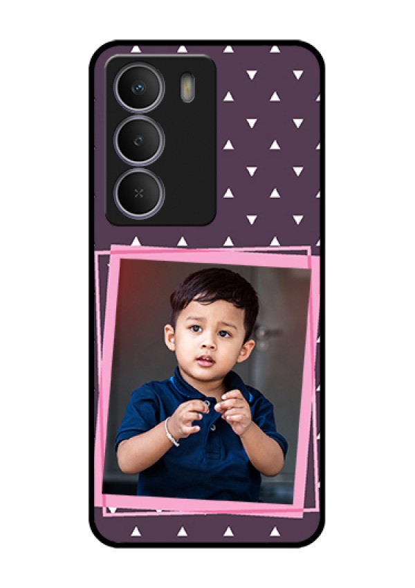 Realme C71 5G Custom Glass Phone Case - Triangle Pattern Dotted Design