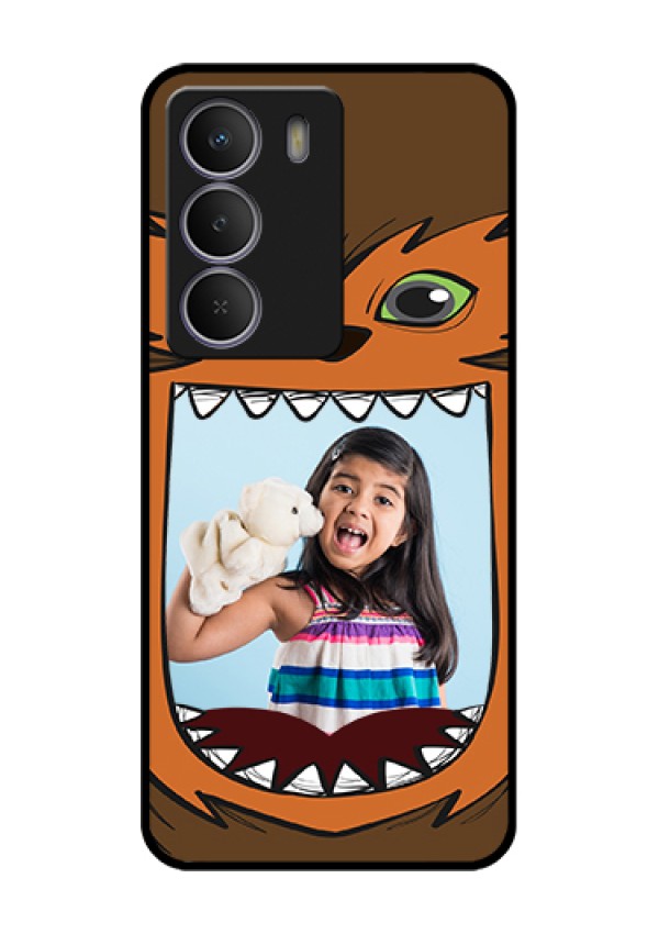 Realme C71 5G Custom Glass Phone Case - Owl Monster Back Case Design