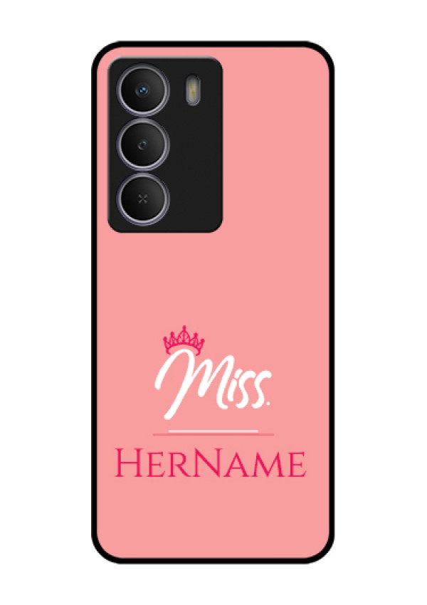 Realme C71 5G Custom Glass Phone Case - Mrs With Name Design