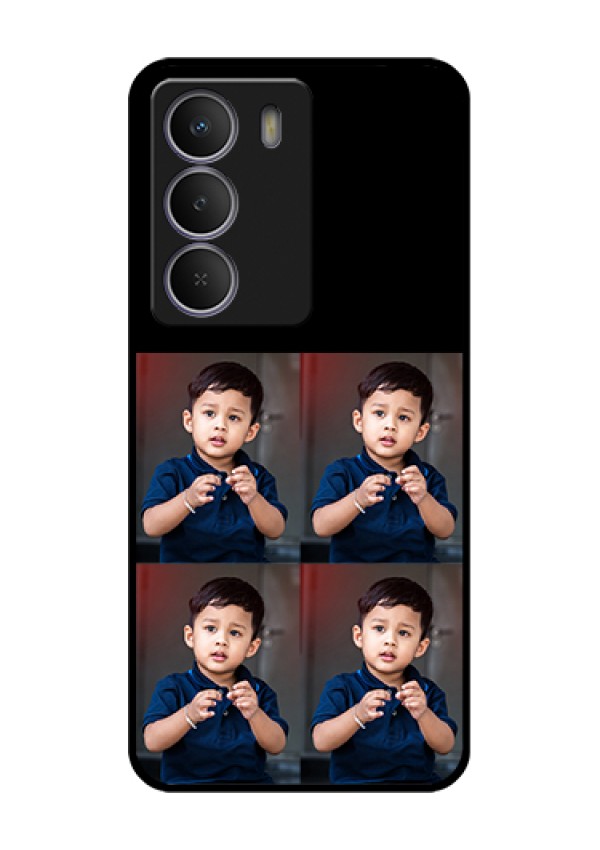 Realme C71 5G Custom Glass Phone Case - 4 Image Holder Design