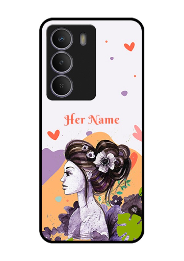 Realme C71 5G Custom Glass Phone Case - Woman And Nature Design