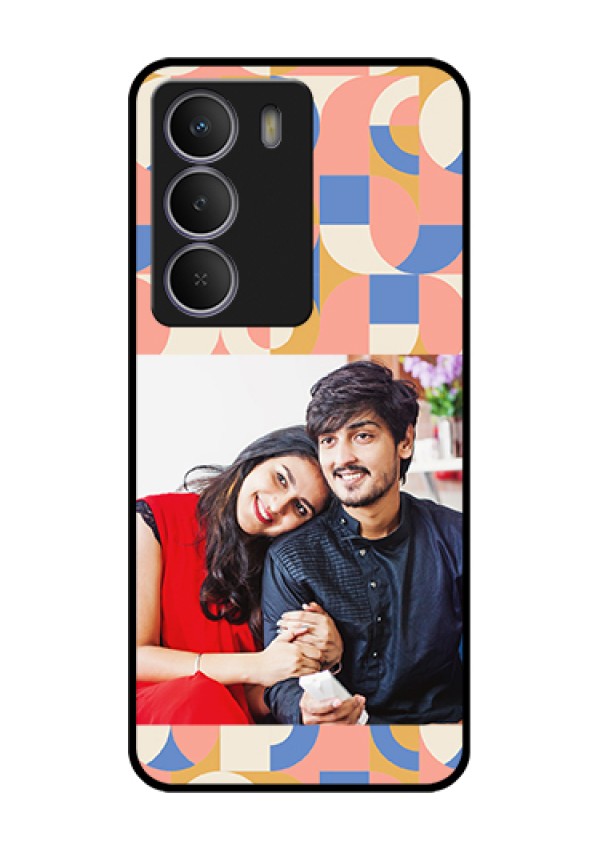 Realme C71 5G Custom Glass Phone Case - Semi - Circle Maze Pattern Design