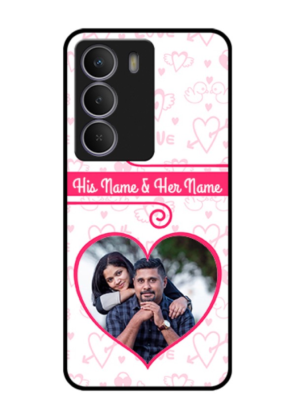 Realme C73 5G Custom Glass Phone Case - Heart Shape Love Design