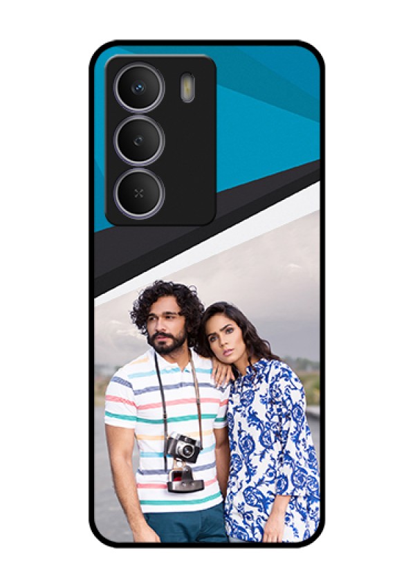 Realme C73 5G Custom Glass Phone Case - Simple Pattern Photo Upload Design