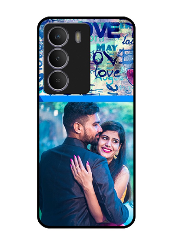 Realme C73 5G Custom Glass Phone Case - Colorful Love Design