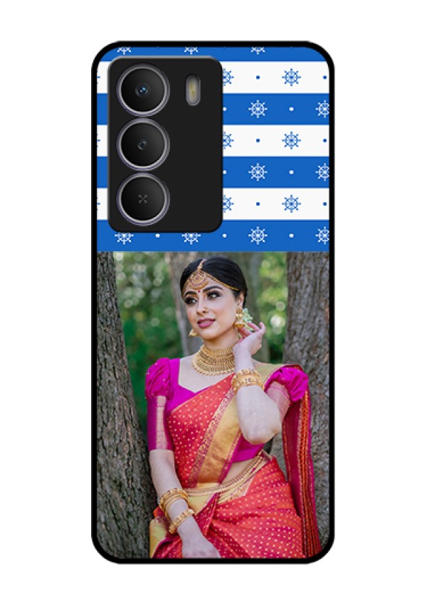 Realme C73 5G Custom Glass Phone Case - Snow Pattern Design