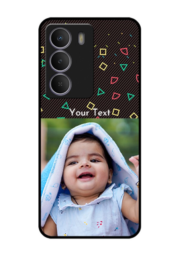 Realme C73 5G Custom Glass Phone Case - With Confetti Birthday Design
