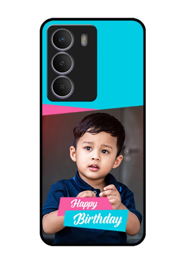Realme C73 5G Custom Glass Phone Case - Image Holder With 2 Color Design