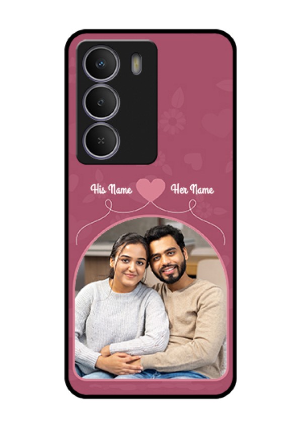 Realme C73 5G Custom Glass Phone Case - Love Floral Design