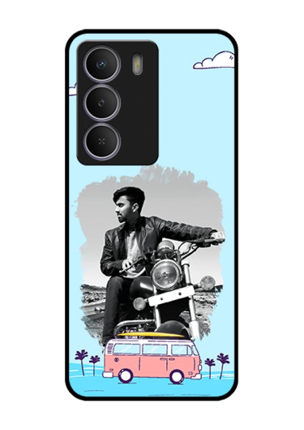 Realme C73 5G Custom Glass Phone Case - Travel & Adventure Design