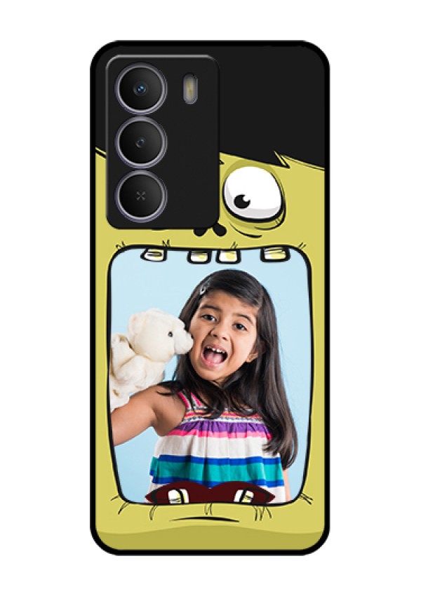 Realme C73 5G Custom Glass Phone Case - Cartoon Monster Back Case Design