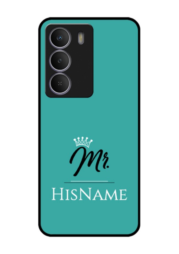 Realme C73 5G Custom Glass Phone Case - Mr With Name Design