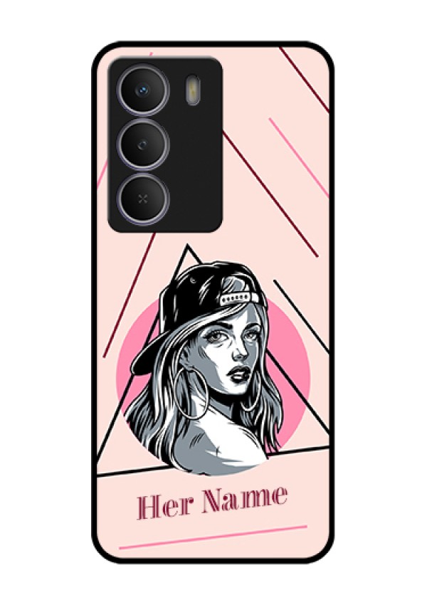 Realme C73 5G Custom Glass Phone Case - Rockstar Girl Design