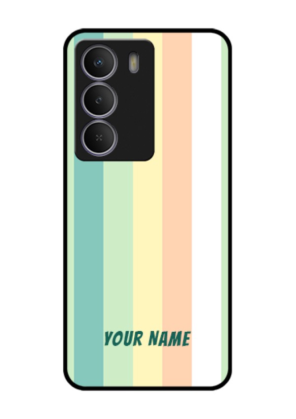 Realme C73 5G Custom Glass Phone Case - Multi - Colour Stripes Design