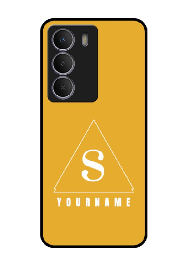 Realme C73 5G Custom Glass Phone Case - Simple Triangle Design