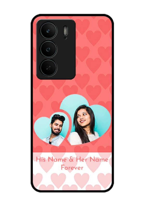 Realme C75 5G Custom Glass Phone Case - Couple Pic Upload Design