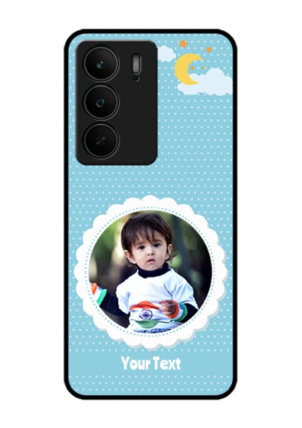 Realme C75 5G Custom Glass Phone Case - Violet Pattern Design