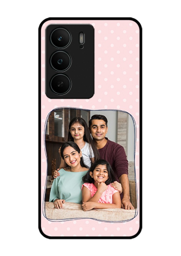 Realme C75 5G Custom Glass Phone Case - Family With Dots Design