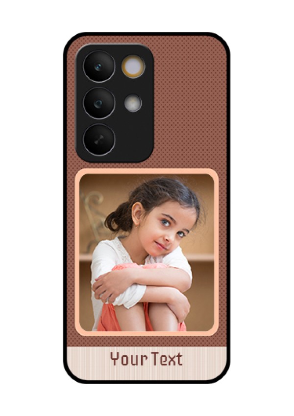 Realme C85 5G Custom Glass Phone Case - Simple Pic Upload Design